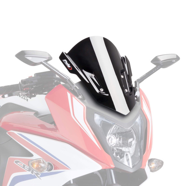 Puig Puig racing screen | black (opaque) | honda cbr 650 f 2014>current
